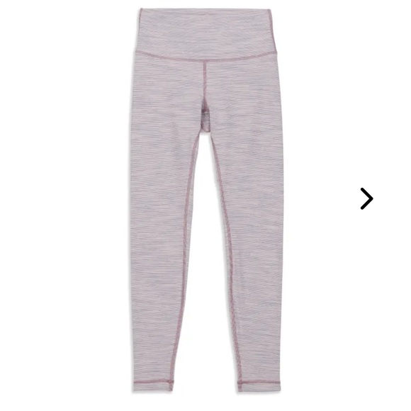 Lululemon Wunder Under High-Rise Tight 28" Wee Are From‎ Space Pink Bliss Mauve - Picture 1 of 6
